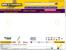 Tablet Screenshot of cadastro.rpc-commerce.com.br